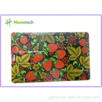 Fashion Credit Card USB Storage Device Pendrive 1 GB to 32